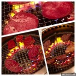 情熱焼肉ファイティングマン - 主人が全て焼く。