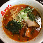 鬼がらし 本店 - これで超辛770円
      スープの量もかなりすくなくなりました