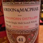 ＢＡＲ　無路良 - Longmorn　Gordon & MacPhail　The Dram Taker's　1968　Age41 years　