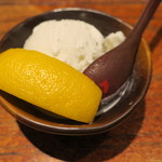 鳥茂 - 塩アイス レモンと