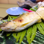変若水の湯つたや - 鮎の塩焼き