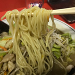 九州ラーメン 六五六 - 麺。