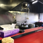 九州ラーメン 六五六 - 写真では分かり難いけど、煙もうもうです。