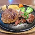 Suteki No Don - 期間限定 ハンバーグ&切り落としビーフソテー