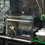 中華蕎麦 葛 - 麺茹で器？