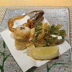 あじ彩　真 - 揚げ物 2017年6月