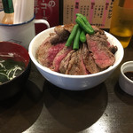 TOKYO ステーキ丼 ガブス - ガブスステーキ丼 ダブル盛り（1080円）