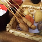 Kushi Musubi Sachi - 1706 Kush iMusubi(串むすび) 串揚げ定食@85,000Rp