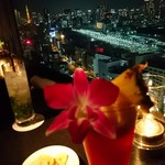 Restaurant CELLY with SKY BAR - 向こうに東京タワーが見えるます☆