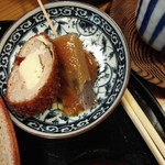 とんかつ桂 - こうやって食べるとうま～