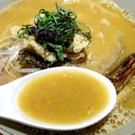 Ame Hayasashiku Nambatsu - 濃厚白湯味噌《スープ》【Jun.2017】