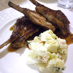 ボーノペッシェ - 2011/Feb 仔羊ロース肉のロースト ローズマリー風味：1800円（注：画像は大盛り）