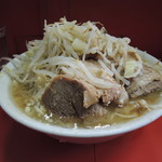 ラーメン二郎 - 【再訪】豚ラーメン(ニンニク、アブラ)