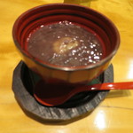 国分寺そば - そばがきぜんざい