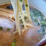 らーめん侘助 - 味噌らーめんの麺