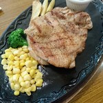 ステーキハンバーグ＆サラダバー けん - チキンステーキ