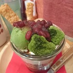 おぼんdeごはん - 抹茶のわらびパフェ