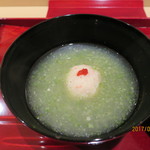 銀座 しのはら - 毛ガニ真丈のすり流し