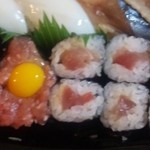 回転寿司すノ家 - うずら鉄火，鉄火巻