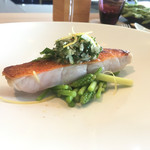 エッサンシエル - 金目鯛 すだち パセリ 新玉葱 レモン塩漬け