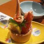福山甲羅本店 - コース<福寿>の蟹(2017.06.11)
