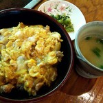 傳 - 炭火焼コースＡ(プラス\600で、ご飯を親子丼に変更)