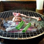 傳 - 鉢で炭火焼き