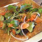 Cafe　fudoki - サーモンと野菜のガレット