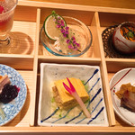 じどりや 穏座 - ここから前菜です。