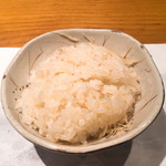 じどりや 穏座 - 新生姜の炊き込みご飯。爽やかで美味しい！