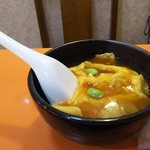 東天閣 - かに玉丼のハーフ