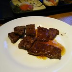 奥入瀬渓流ホテル - (夕)牛ステーキ　ちょっと固い肉でした