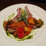 Restaurant & Wines ARISTA - 子牛のソテー　ラタトゥイユ 2017年6月