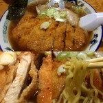 三明歓 - かつラーメン(醤油)850円