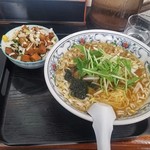 北斗 - ラーメンセット(税抜780円、税込840円)