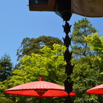 松風庵 - 店内から