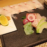 あじ彩　真 - 2017年6月　造り