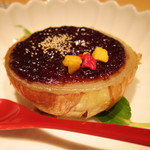 あじ彩　真 - 2017年6月　新玉ねぎの味噌田楽