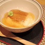 あじ彩　真 - 2017年6月　穴子の湯葉蒸し