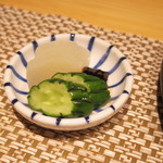 あじ彩　真 - 2017年6月　漬物