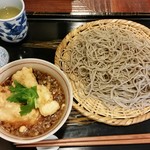 新橋ときそば - 「いか天汁そば」１，２５０円。