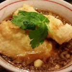 新橋ときそば - いか天汁。