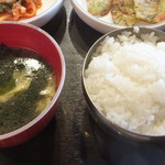 Akai Yatai - 御飯とスープ