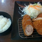 とんかつKYK - ヘレとロースの合い盛り膳