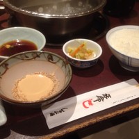 銀座しゃぶ通 - 牛ロース＆豚ロースセット②