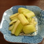 乃池 - セロリの醤油煮