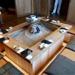 柳家 - 囲炉裏がお出迎え