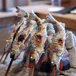 柳家 - 雨子の塩焼き