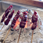 柳家 - 尾張鴨ロースを調理