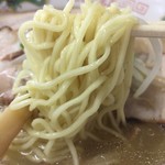 中華そば波 - 麺は「固め」でお願いしました。